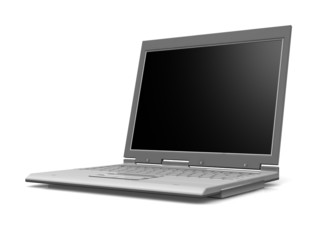 professional Laptop isolated on white background