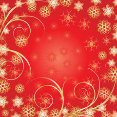Beautiful Red Christmas background
