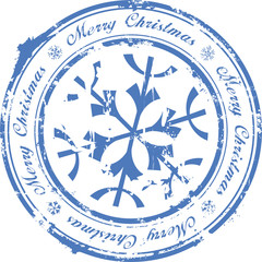 Merry Christmas stamp