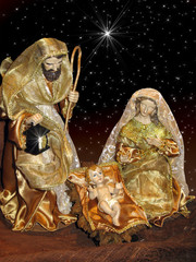 Presépio - Nativity Scene - Christmas - Jesus - obrazy, fototapety, plakaty