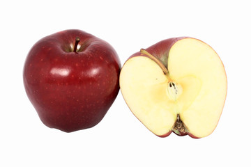 Ripe fresh red apple