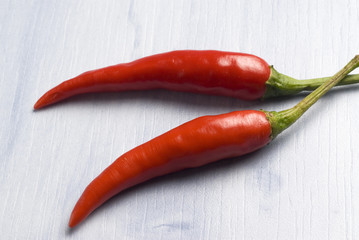 Chili peppers.