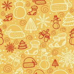 christmas seamless pattern