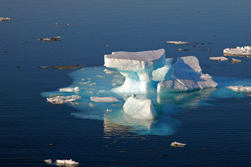 Figure ice in Greenland.