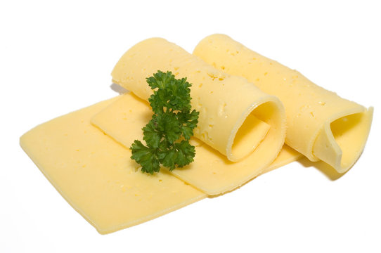 Tilsiter K&auml;se mit Petersilie