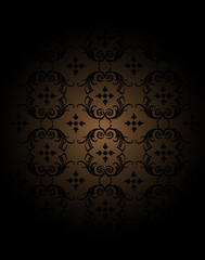 Antique wallpaper vector or background
