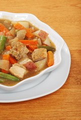 chunky homemade chicken stew