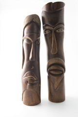 wooden sculptures