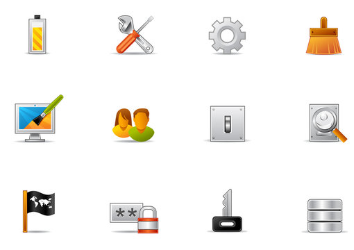 Pixio set #16 - Control panel icons