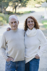 Smiling Senior Couple