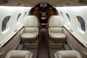 Business Jet Interior