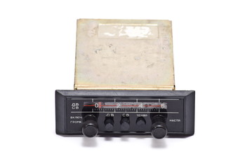 Fototapeta premium Old auto radio