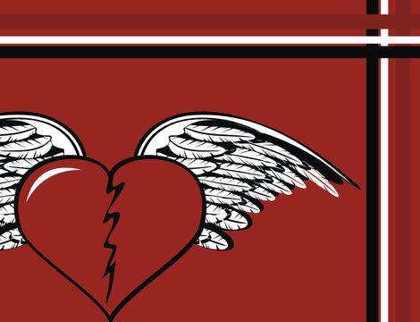 winged broken heart28