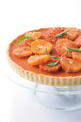 blood orange tart