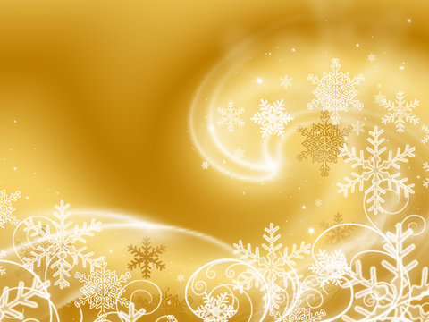 Abstract Gold Christmas Background