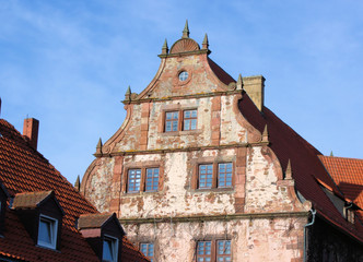 Obraz premium gebäudesanierung, denkmalschutz