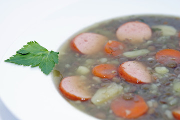 Linsensuppe
