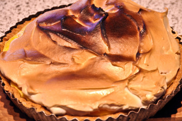 Tarte au fromage meringuée