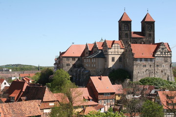 Fototapeta na wymiar Quedlinburg Castle