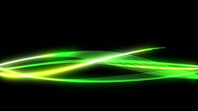 Abstract green power energy dynamic background animation