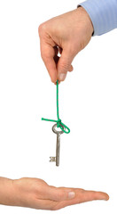 Hands with Key