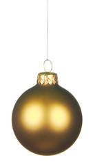 Christmas ball isolated on white