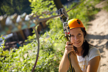 zip-line gear