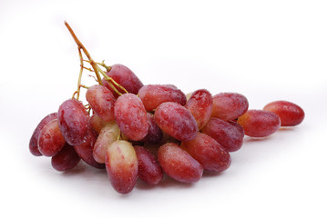 bunch of red grapes