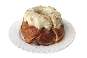 biscuit pie on white dish