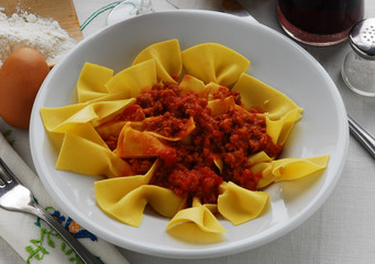 Foiade bergamasche al ragu - Primi piatti Lombardia
