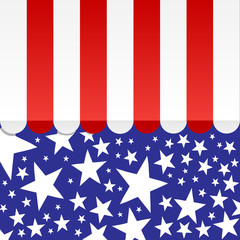 Obraz premium american awning