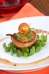 Bacon-Wrapped Ginger Soy Scallops