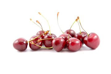 Obraz na płótnie Canvas Ripe berries of a sweet cherry