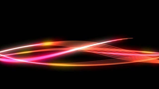 Abstract orange ray of light motion background repeat