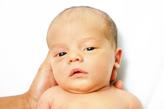 Newborn Baby Head Shot