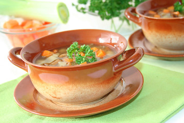 Waldpilzsuppe