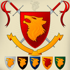 Coat of Arms 02 - Wolf