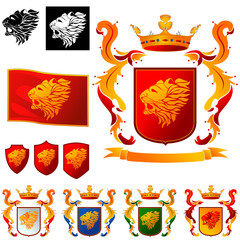 Coat of Arms 03 - Lions Head