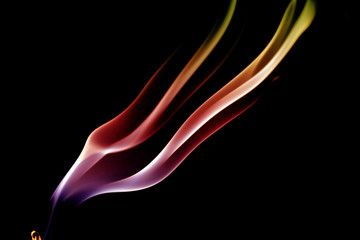 Abstract smoke art