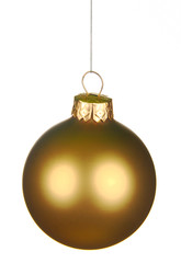 Christmas ball isolated on white