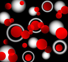 Love explosion, vector