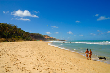 beautiful beach at Praia do Amor near Pipa Brazil