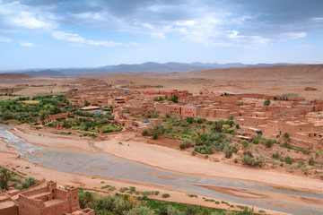 view from Casbah Ait Benhaddou