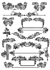 An illustrated set of various patterns