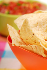 Tortilla chips and salsa