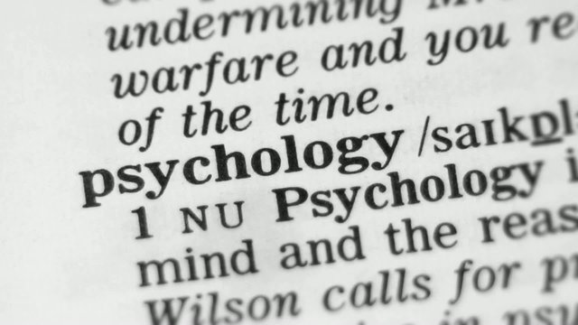 Dictionary Definition - Psychology