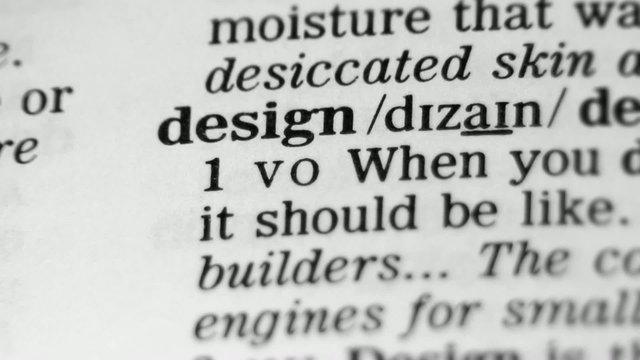Dictionary Definition - Design