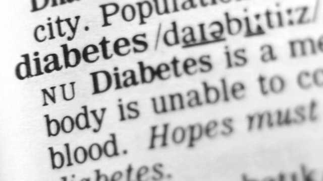 Dictionary Definition - Diabetes