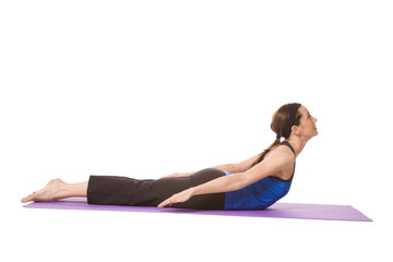 Woman in Yoga Position