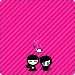 emo couple background